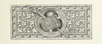 An illustration from The Lay of the Last Minstrel. By Sir Walter Scott. With notes and a chronological summary of his life, and index (1887)