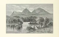 An illustration from The Lay of the Last Minstrel. By Sir Walter Scott. With notes and a chronological summary of his life, and index (1887)