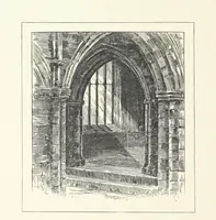 An illustration from The Lay of the Last Minstrel. By Sir Walter Scott. With notes and a chronological summary of his life, and index (1887)
