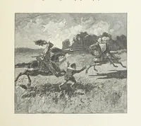 An illustration from The Lay of the Last Minstrel. By Sir Walter Scott. With notes and a chronological summary of his life, and index (1887)
