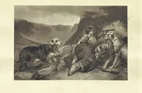 An illustration from Historical, legendary, and romantic Tales from the works of Sir Walter Scott. Selected ... by W. T. Dobson. With ... illustrations, etc (1886)