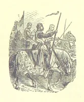 An illustration from Royal Characters from the works of Sir Walter Scott, historical and romantic. Selected and arranged by W. T. Dobson. With twelve ... illustrations, in permanent photography (1881)