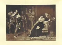 An illustration from Royal Characters from the works of Sir Walter Scott, historical and romantic. Selected and arranged by W. T. Dobson. With twelve ... illustrations, in permanent photography (1881)