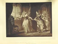 An illustration from Royal Characters from the works of Sir Walter Scott, historical and romantic. Selected and arranged by W. T. Dobson. With twelve ... illustrations, in permanent photography (1881)