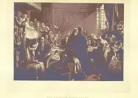An illustration from Royal Characters from the works of Sir Walter Scott, historical and romantic. Selected and arranged by W. T. Dobson. With twelve ... illustrations, in permanent photography (1881)