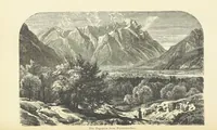 An illustration from The country of the Passion-play. The Highlands and Highlanders of Bavaria (1880)