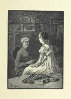 An illustration from Scenes and Characters from the works of George Eliot: a series of illustrations by eminent artists. India proofs. With introductory essay and descriptive letterpress by L. G. Seguin (1888)
