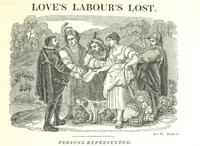 An illustration from The Works of Shakspeare; from the text of Johnson, Steevens, and Reed. With a biographical memoir, and a variety of interesting matter, illustrative of his life and writings. By W. Harvey (1825)