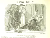 An illustration from The Works of Shakspeare; from the text of Johnson, Steevens, and Reed. With a biographical memoir, and a variety of interesting matter, illustrative of his life and writings. By W. Harvey (1825)