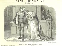 An illustration from The Works of Shakspeare; from the text of Johnson, Steevens, and Reed. With a biographical memoir, and a variety of interesting matter, illustrative of his life and writings. By W. Harvey (1825)