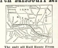 An illustration from Sheppard's Shippers' Guide to the South and West, embracing twenty-three states, Ohio, Indiana, Illinois, etc (1867)
