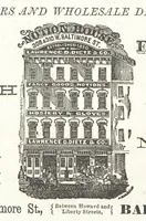 An illustration from Sheppard's Shippers' Guide to the South and West, embracing twenty-three states, Ohio, Indiana, Illinois, etc (1867)