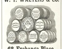 An illustration from Sheppard's Shippers' Guide to the South and West, embracing twenty-three states, Ohio, Indiana, Illinois, etc (1867)