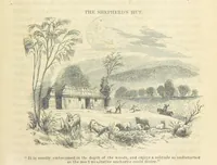 An illustration from Adventures of a Gold-Digger ... Illustrated, etc. [A reissue of “The Gold-Finder of Australia.” (1856)
