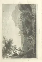 An illustration from The Scenery of Sicily. [Engravings. After drawings by peter De Wint, from sketches by William Light (1825)