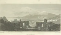 An illustration from The Scenery of Sicily. [Engravings. After drawings by peter De Wint, from sketches by William Light (1825)
