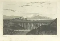 An illustration from The Scenery of Sicily. [Engravings. After drawings by peter De Wint, from sketches by William Light (1825)