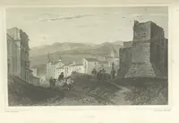 An illustration from The Scenery of Sicily. [Engravings. After drawings by peter De Wint, from sketches by William Light (1825)