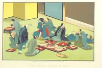 Picture 41 of 46 from Sketches of Japanese Manners and Customs ... Illustrated by native drawings, reproduced in fac-simile by means of chromo-lithography (1867), leaf 110