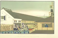 Picture 8 of 46 from Sketches of Japanese Manners and Customs ... Illustrated by native drawings, reproduced in fac-simile by means of chromo-lithography (1867), leaf 30