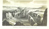 An illustration from Report of an expedition down the Zuni and Colorado Rivers by Captain L. Sitgreaves ... Illustrations. (Report on ... Natural History ... by S. W. Woodhouse. Zoology: mammals and birds by S. W. Woodhouse; reptiles by E. Hallowell; fishes by S. F. Baird and C. Girard. Botany: by Professor J. Torrey. Medical report; by S. W. Woodhouse.) (1853)