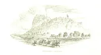 An illustration from A Series of Sketches of the existing localities alluded to in the Waverley Novels. Etched from original drawings by J. Skene (1829)