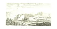 An illustration from A Series of Sketches of the existing localities alluded to in the Waverley Novels. Etched from original drawings by J. Skene (1829)