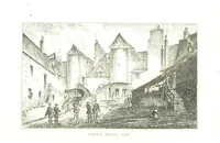An illustration from A Series of Sketches of the existing localities alluded to in the Waverley Novels. Etched from original drawings by J. Skene (1829)