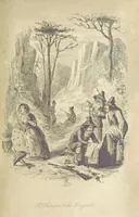 An illustration from The Struggles and Adventures of Christopher Tadpole at home and abroad. Illustrated by Leech (1848)