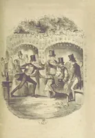 An illustration from The Struggles and Adventures of Christopher Tadpole at home and abroad. Illustrated by Leech (1848)
