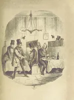 An illustration from The Struggles and Adventures of Christopher Tadpole at home and abroad. Illustrated by Leech (1848)