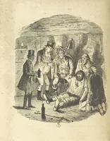 An illustration from The Struggles and Adventures of Christopher Tadpole at home and abroad. Illustrated by Leech (1848)