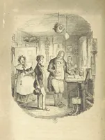 An illustration from The Struggles and Adventures of Christopher Tadpole at home and abroad. Illustrated by Leech (1848)