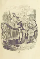 An illustration from The Struggles and Adventures of Christopher Tadpole at home and abroad. Illustrated by Leech (1848)
