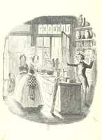 An illustration from The Struggles and Adventures of Christopher Tadpole at home and abroad. Illustrated by Leech (1864)
