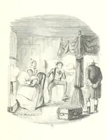 An illustration from The Struggles and Adventures of Christopher Tadpole at home and abroad. Illustrated by Leech (1864)