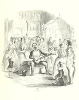An illustration from The Struggles and Adventures of Christopher Tadpole at home and abroad. Illustrated by Leech (1864)