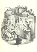 An illustration from The Struggles and Adventures of Christopher Tadpole at home and abroad. Illustrated by Leech (1864)