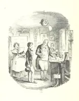 An illustration from The Struggles and Adventures of Christopher Tadpole at home and abroad. Illustrated by Leech (1864)