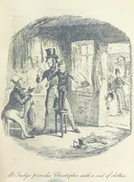 An illustration from The Struggles and Adventures of Christopher Tadpole at home and abroad. Illustrated by Leech (1893)