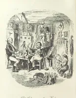 An illustration from The Struggles and Adventures of Christopher Tadpole at home and abroad. Illustrated by Leech (1893)