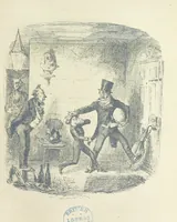 An illustration from The Struggles and Adventures of Christopher Tadpole at home and abroad. Illustrated by Leech (1893)