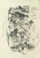 An illustration from The Struggles and Adventures of Christopher Tadpole at home and abroad. Illustrated by Leech (1893)