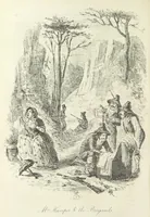 An illustration from The Struggles and Adventures of Christopher Tadpole at home and abroad. Illustrated by Leech (1893)