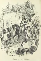 An illustration from The Struggles and Adventures of Christopher Tadpole at home and abroad. Illustrated by Leech (1893)