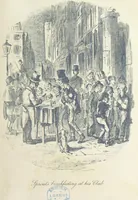 An illustration from The Struggles and Adventures of Christopher Tadpole at home and abroad. Illustrated by Leech (1893)