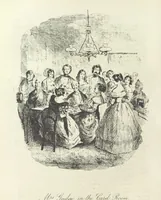 An illustration from The Struggles and Adventures of Christopher Tadpole at home and abroad. Illustrated by Leech (1893)