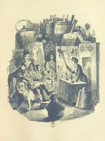 An illustration from The Struggle and Adventures of Christopher Tadpole ... With 26 etchings by J. Leech, and a biographical sketch of the author [by Edmund Yates (1897)