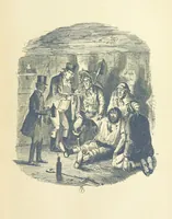 An illustration from The Struggle and Adventures of Christopher Tadpole ... With 26 etchings by J. Leech, and a biographical sketch of the author [by Edmund Yates (1897)