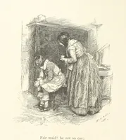 An illustration from Old Songs. With drawings by E. A. Abbey and Alfred Parsons (1889)